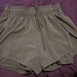 Women's Athletic Shorts in Olive by [Brand]